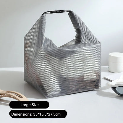 Large Capacity Waterproof Storage Bag Buggy Bag Travel Makeup Portable Storage Bag Outdoor Fitness Clothing Swimming Wash Bag