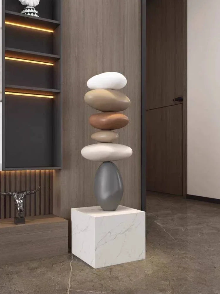 Home Decor Large Imitation Stone Floor Decoration Living Room Sofa TV Cabinet Home Decoration Creative Housewarming Gift