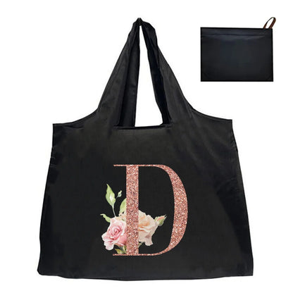 Shopping Bag Tote Bag Foldle Grocery Organizer Reusable Handbags Shoulder Bags Convenient Large-Capacity Large Tote For Fashion