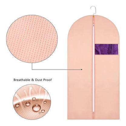 Hanging Garment Bags Suit Bags Dust Cover Breathable Dress Bag for Closet Clothes Storage or Travel