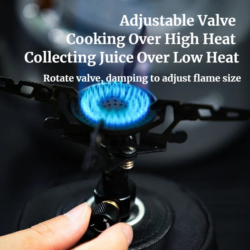 Mountainhiker Outdoor 3300W High Power Gas Stove Mini Camping Gas Burner Portable Picnic Hiking Cooking Stove Survival Furnace
