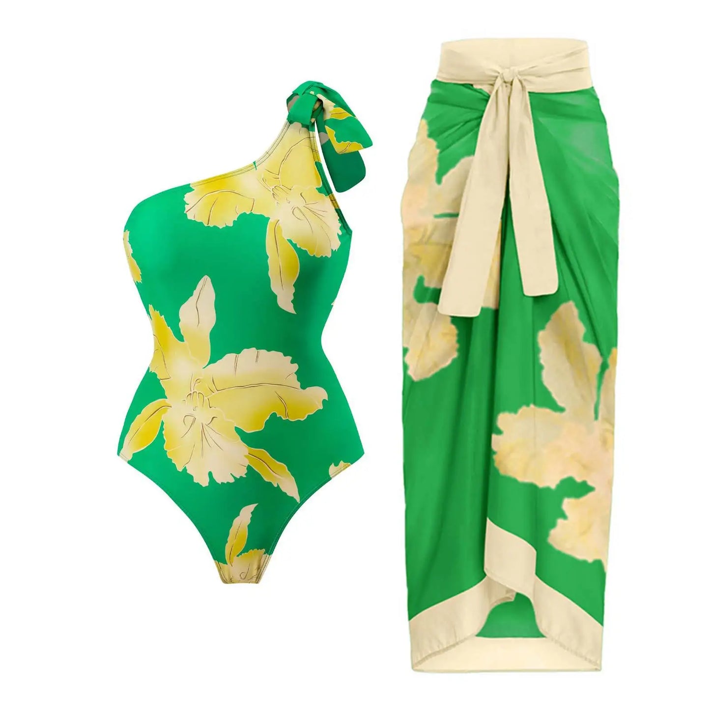2023 New Arrival Push Up Women Bikini Set Floral Printed Ruffle Bikinis Strappy Bandage Swimwear Brazilian Biquini Bathing Suit