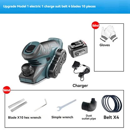 Cordless Planer Brushless Motor  Power Tools Electric Router Trimmer Wood Cutting Machines