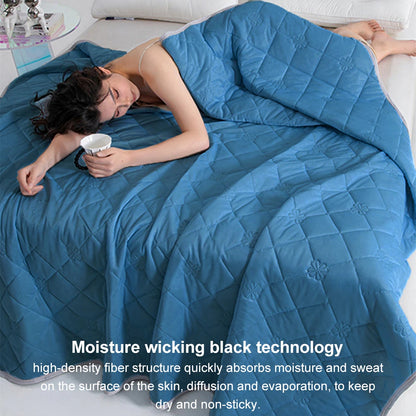 Summer Cooling Comforter Grade A Air Condition Comforter Soft Breathable Cool Comforter for Hot Sleepers and Night Sweats