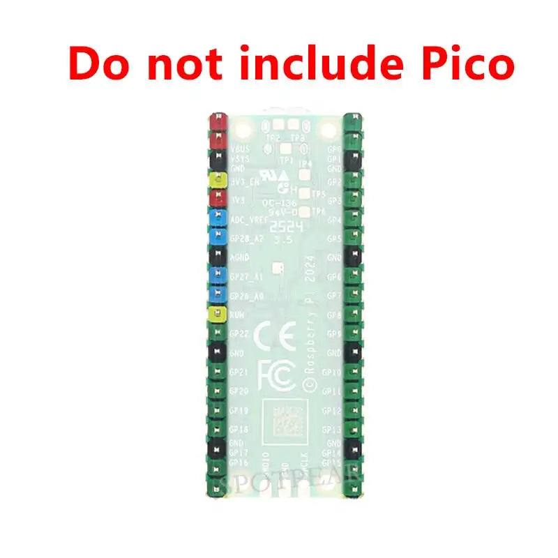 Colorful GPIO Pins Raspberry Pi Pico Colorful GPIO Pins Header Also For Pico2/Pico2W RP2350 Development Board