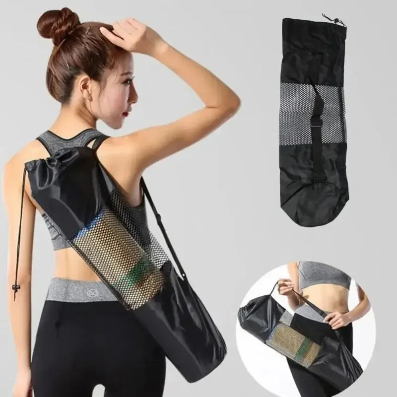 Eco Friendly Gym Yoga Mat Easy Carrying Sling Yoga Bag Yoga Mat Bag Gym Mat Yoga Sport for Gym At Home Yoga Mat Not Included