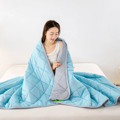 Grade A Breathable Cooling Quilt Thin Cool Comforter Summer Blanket  Soft Airable Air Conditioner Comforter of Lightweight Duvet