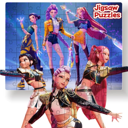 70/300PCS Wooden Jigsaw Puzzle Cool Cyberpunk Anime Family Interactive Game Collectible Gift for Adults Kids Teens Home Decor