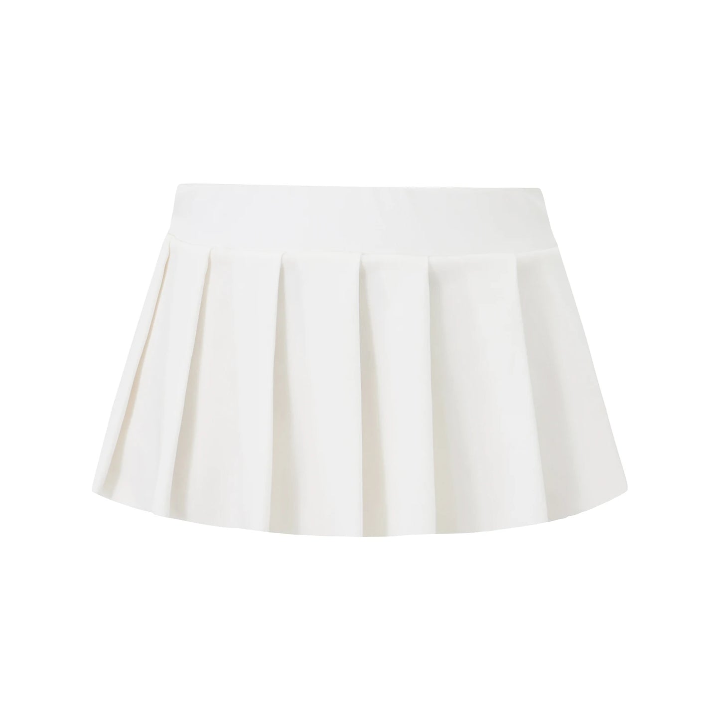 Women Summer Solid Color Party Nightclub Mini Pleated Skirt High Waist School Skirts Sexy Skirts