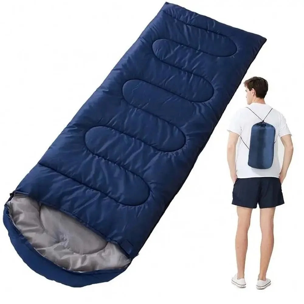 Hooded Envelope Sleeping Bag Ultralight Anti-dirty Camping Sleeping Sack Windproof Anti-splash Water Single Sleeping Bags Men