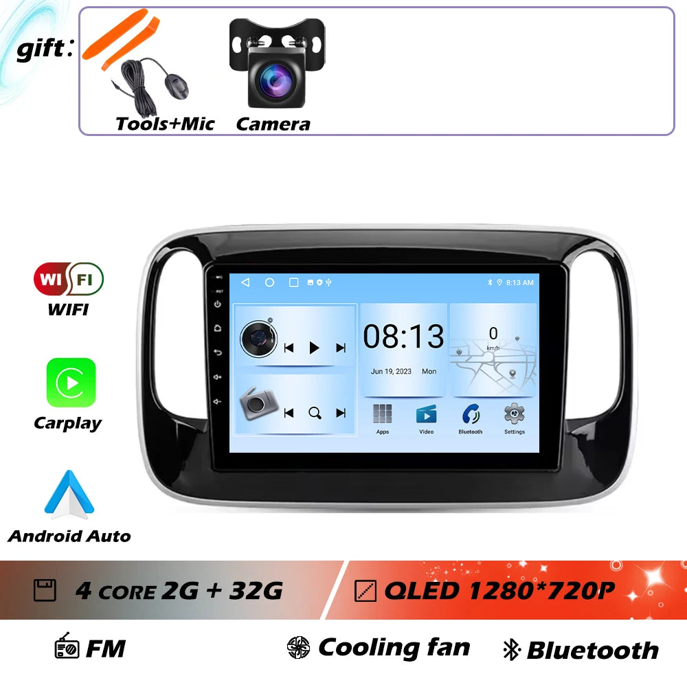 Car Radio Carplay For GAC Trumpchi GS3 GE3 2017-2021 Navigation GPS Android Auto Player Screen 4G Wifi No 2din DvD