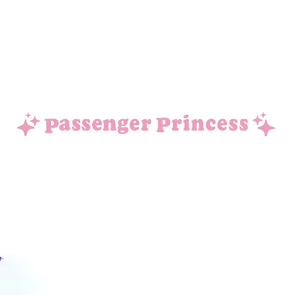 2pcs Mirror Decoration Sticker Passenger Princess Star Mirror Decal Sticker Rearview Mirror Car Vinyl Decoration Funny Car Decal