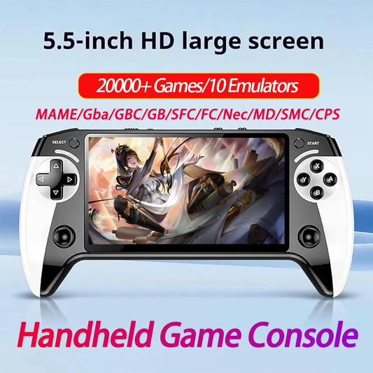 Handheld Game Console 5.5 Inch Screen Retro Gaming Console with 20000+ Games Retro Handheld Video Game Console for Kids Adults