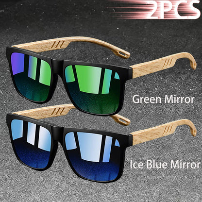 Fashion Vintage Square Square Frame Sunglasses Men Women Fishing Driving Man Luxury Brand Designer Sun Glasses  Eyewear