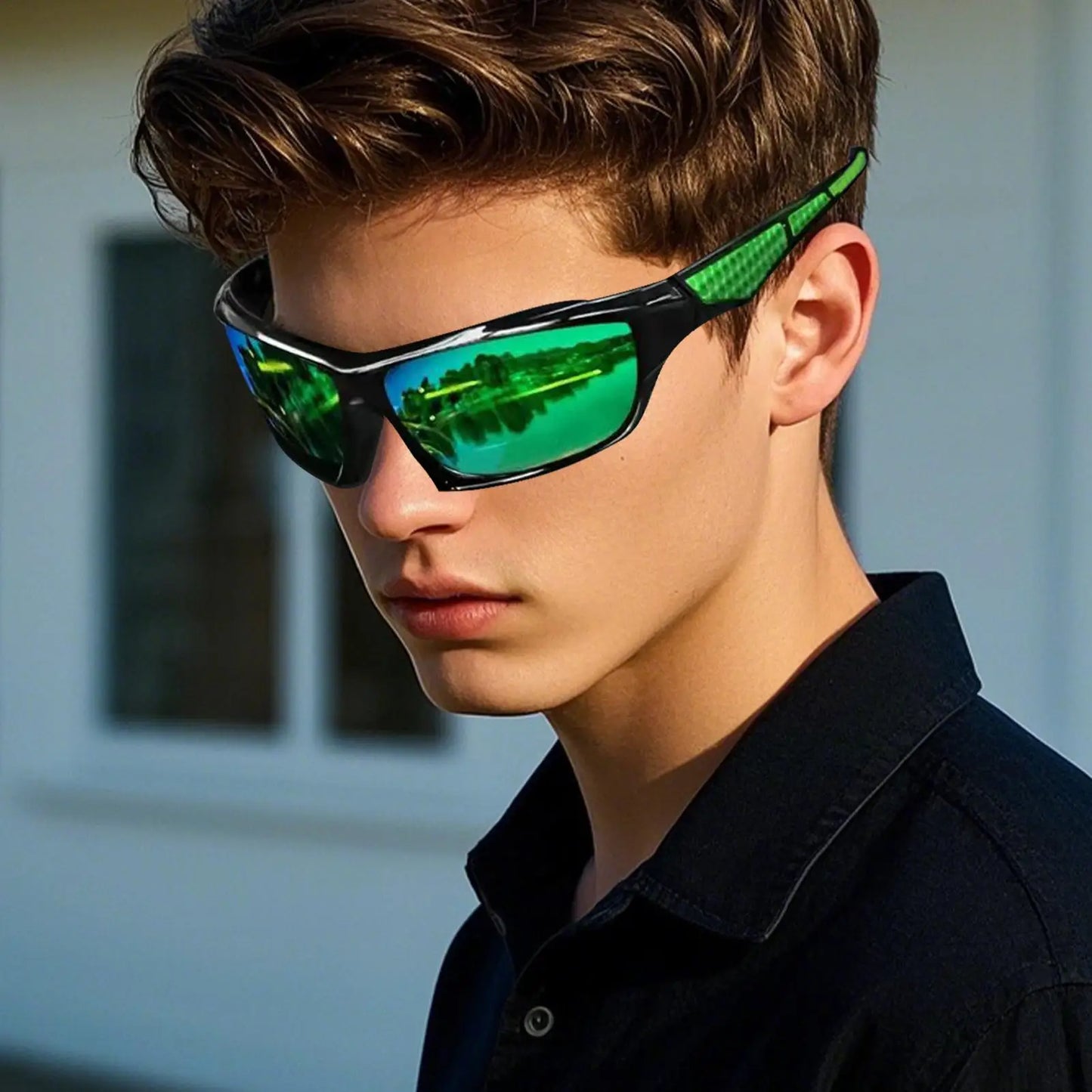 Fishing Sunglasses for Men Comprehensive Protection Sunglasses Polarized Glasses Comfortable Fashion Shades Outdoor Sport