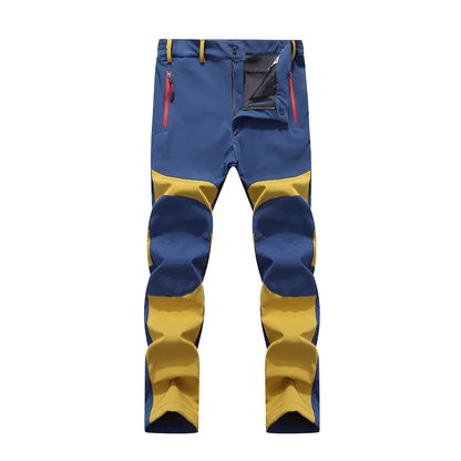 Workwear Pants Men Winter New Men's Thermal Softshell Pants Winter Windproof Waterproof Outdoor Jogging Sports Cargo Pants Man