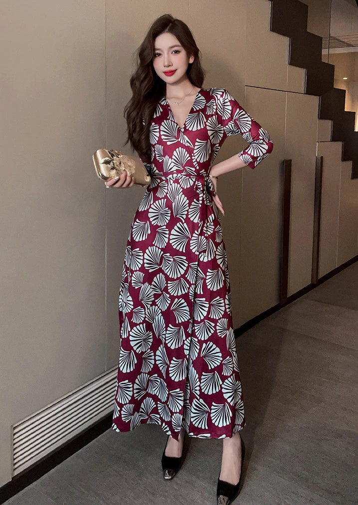 ZAROY Women Wrap Long Dress Summer Sexy V Neck Side Split Party Club Dress Chic Streetwear Elegant Evening Slim Beach Vestidos