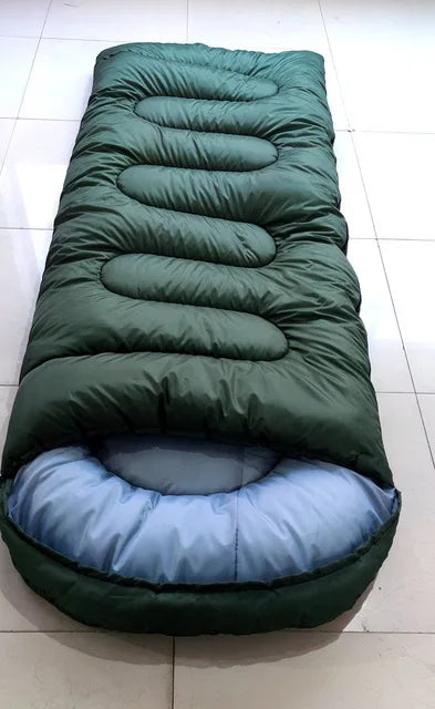 1.8/2.4/3.5 KG Thickened and Widened Oversized Sleeping Bag -15 ℃ -25 ℃ Cold Waterproof Warm Outdoor Cotton Sleeping Bag