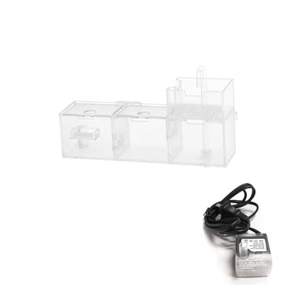 Three-in-one External Aquarium Filter Plastic Silent Fish Tank Filter Box Built-in Oxygenated Water Purifier Aquarium