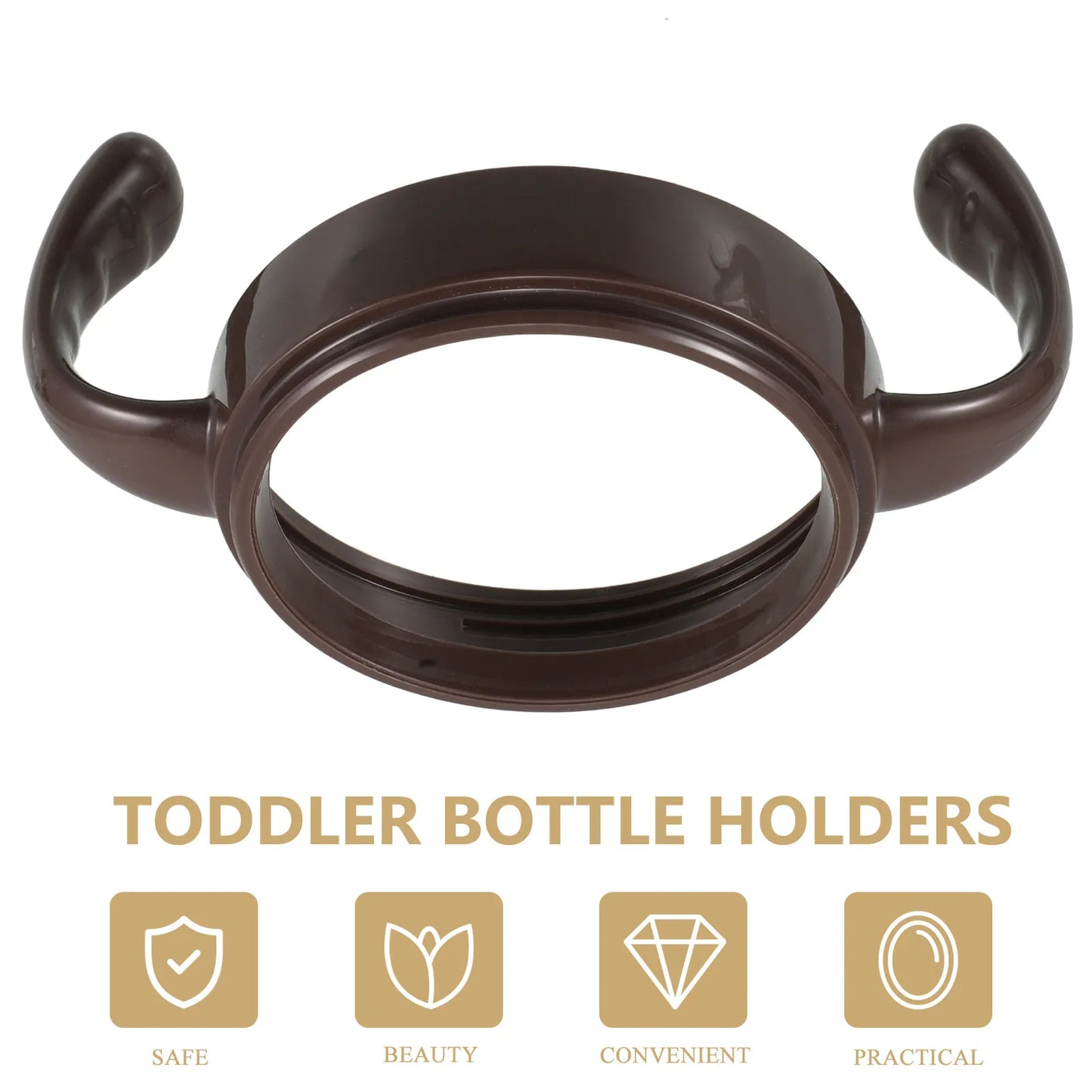 Baby Bottle Handle Replacement Wide Neck Grip Holder Feeding Accessory Ergonomic Comfortable for Infant Toddler Milk Bottle
