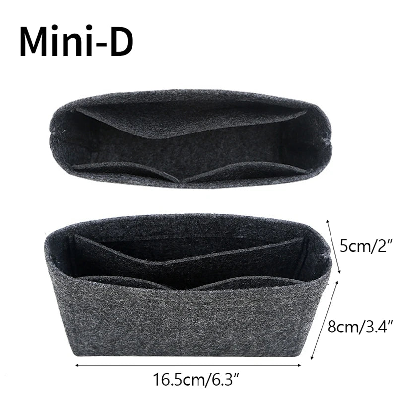 Bag Organizer for Longchamp Small Tote Bag Timid Bags Storage & Finishing Inner Liner Handbags Insert Organizer Fit Mini Size