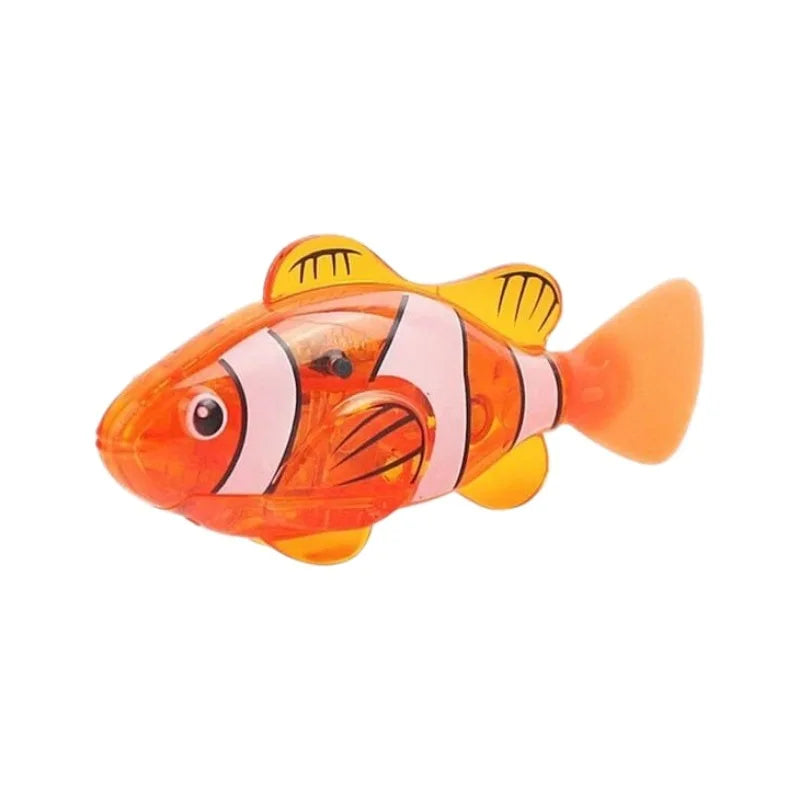 Cat Toy LED Inductive Interactive Swimming Robot Fish Toys Glowing Electric Fishs Stimulate Kitten Hunting Instinct Pet Products
