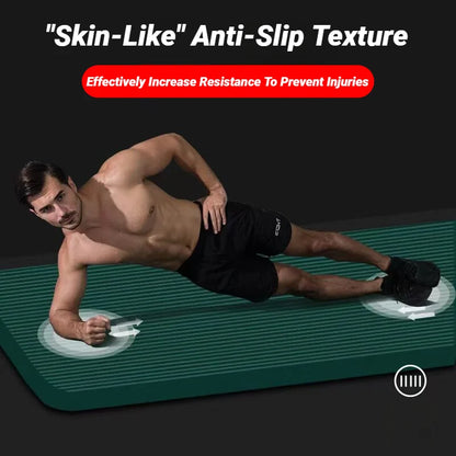 Men'S 3-Piece Set High Quality Thickened Sports Non-Slip Yoga Mat Is Suitable For Fitness Pilates Gym Home Exercise