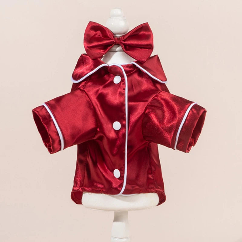 Pet Pajamas Dog Costume Teddy Retriever Clothes Cat Apparel  Dogs Shirts Small Medium Dog Clothes Spring Summer Puppy Clothing