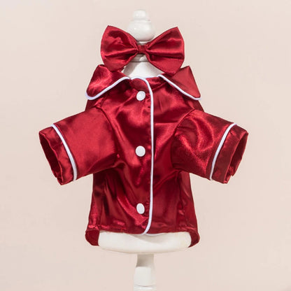 Pet Pajamas Dog Costume Teddy Retriever Clothes Cat Apparel  Dogs Shirts Small Medium Dog Clothes Spring Summer Puppy Clothing