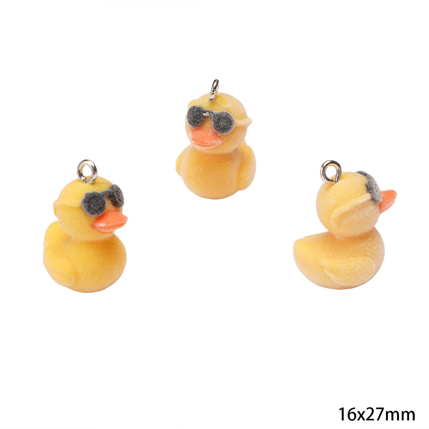 1Pcs 3D Flocking Resin Charms Cartoon Animal Pendant for Necklace Earrings Keychain Making DIY Jewelry Accessories Wholesale
