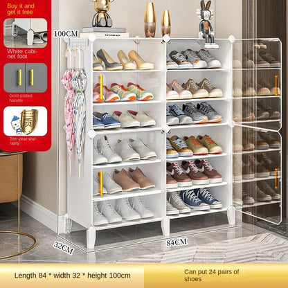 Modern Home Hallway Furniture Shoe Rack Cabinet For Living Room Storage Organizer Shelf Shoes Women's Sandals Cupboard Shoerack
