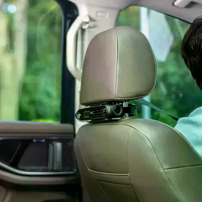 Portable Car Fan - USB Cooling Vehicle Accessory, Quiet Compact SUV Seat Fan, Adjustable Airflow Design, Efficient Proced