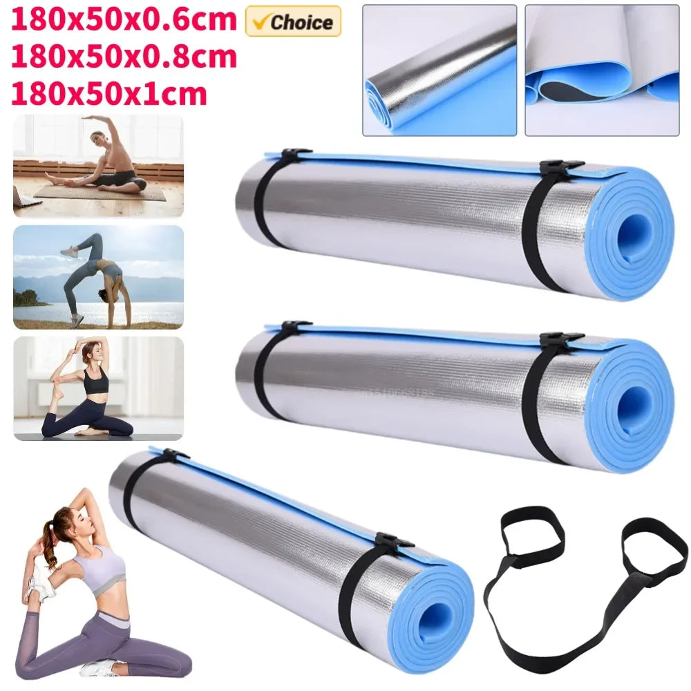 6/8/10mm Yoga Mat Anti-skid Sports Fitness EVA Comfort Foam Thick Yoga Mat for Exercise Yoga and Pilates Gymnastics Mat