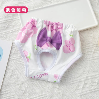 Pet Physiological Pants Princess Pet Panties Dog Menstrual Pants Physiological Pants Dog Diaper Female Dog Clothes Chihuahua