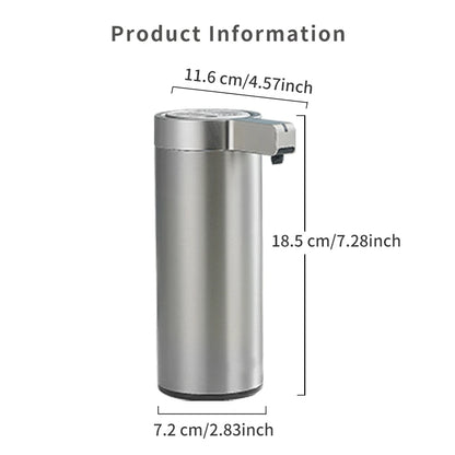 270ml Kitchen Soap Machine Automatic Sensor Out of Hand Sanitizer Smart Electric Body Wash Soap Dispenser 304 Stainless Steel