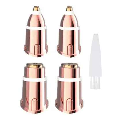 2 in 1 Face Shaver and Eyebrow Trimmer Rechargeable Lips Body Facial Hair Remover Women Electric Portable customer logo package
