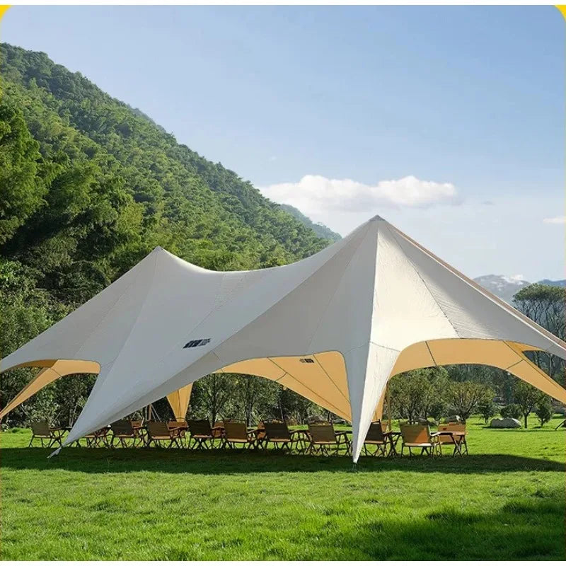 Tent, Large Outdoor Giant Camp, Rain and Sun Protection, Suitable for Outdoor Camping