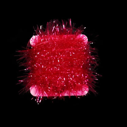 2 Meters / Card Fly Tying Material Sparkle For Nymph Fly Fishing Tinsel Lures Streamer Ice Chenille Fly Tying Thread