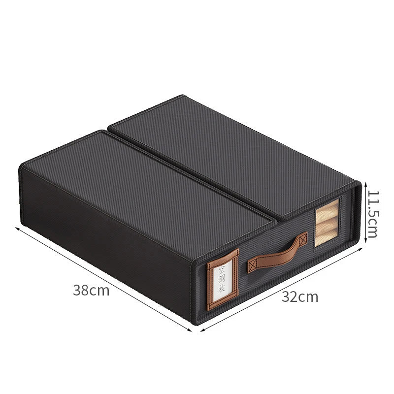 Bed Sheet Fabric Storage Box Foldable Breathable Moisture-proof Collapsible Storage Box Saving Space Household Storage Box