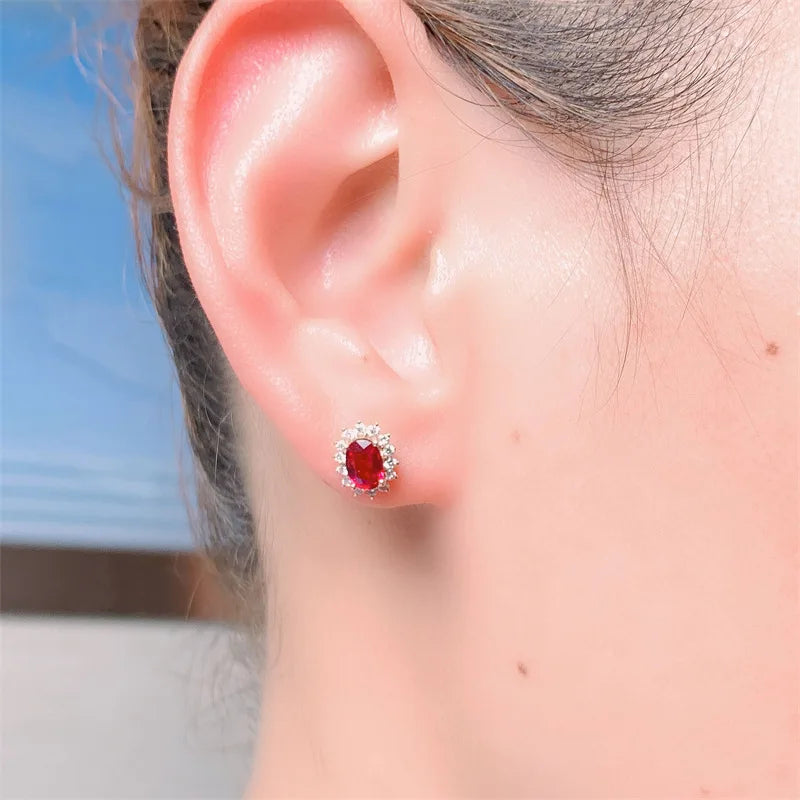 Palace Retro Luxulite Full Drilling Water Drop Rhinestones Female Earrings Sweet Earrings Long Earrings Green Crystal Earrings