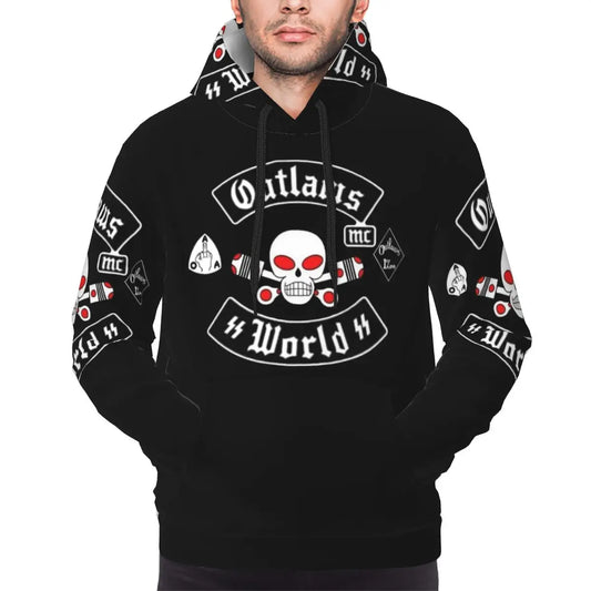 Outlaws Mc Support Hoodie Harajuku Pullover Autumn Winter Men Women Sweatshirts Long Sleeve Tops