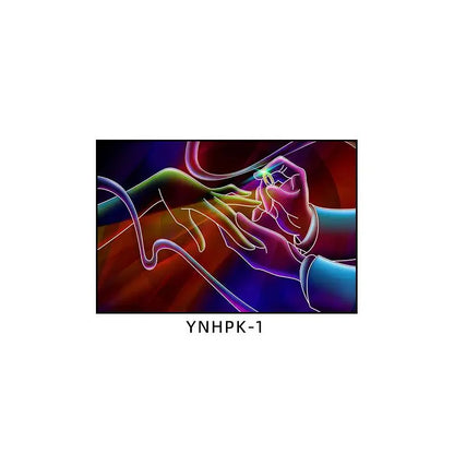 Bar decoration painting Cyberpunk Internet cafe wall LED light hanging painting E-sports room KTV atmosphere Neon light mural