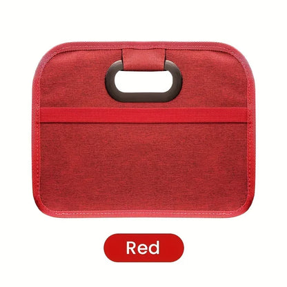 Car Trunk Organizer, Collapsible Compartment Car Organizer, Space-Saving, Foldable Waterproof for All Cars, SUVs, Mini-Vans