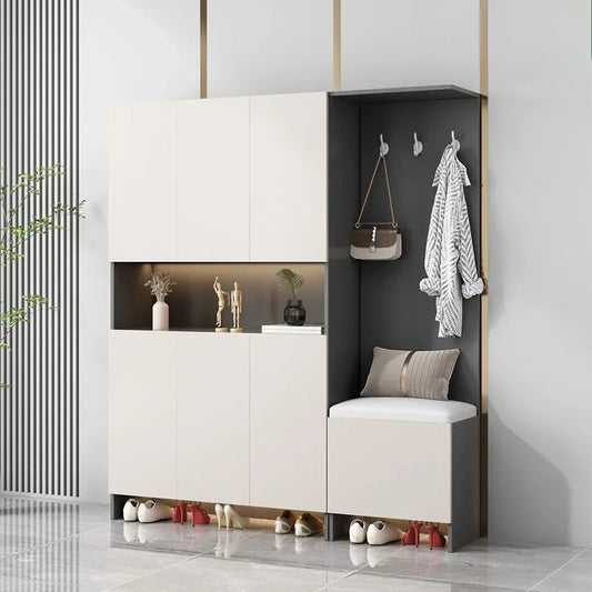 Living Room Shoe Cabinet Solid Wood Home Entrance Cabinet Display Household Door Locker Sideboards Szafki Do Salonu Furniture