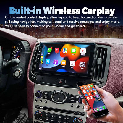 Yes Car Radio 9‘’ For Infiniti G25 G35 G37 2004-2013  Android 15 GPS Navigation Auto Stereo Multimedia Player Head Unit CarPlay