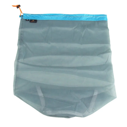 S/M/L/XL/XXL Ultralight Nylon Mesh Bags Sleeping Bag Ditty Sacks Drawstring Storage Bag for Travelling Hiking Camping Outdoor
