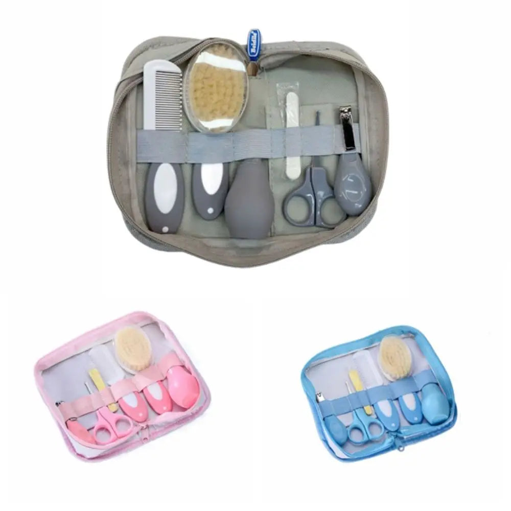 Head Comb Baby Care Kit Brush Sharpener Nursery Care Set Tool Package Nail Clipper Newborn Cleaning Supplies Toddler Gift