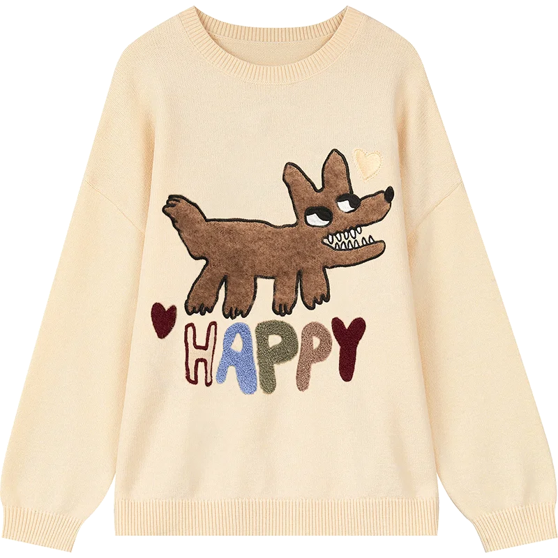 ELFSACK 2024 Autumn New Arrivals Colorful Christmas Y2K sweater Knitwear for women