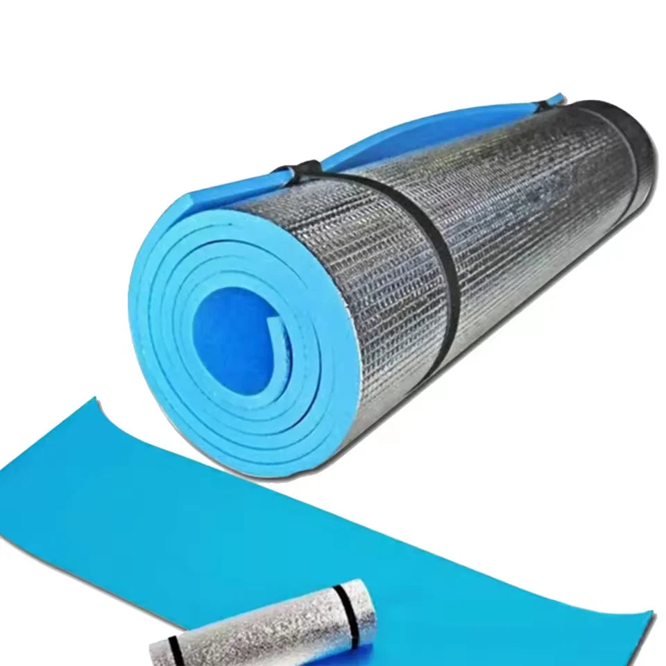 Portable Waterproof Yoga Mat Non Slip EVA Comfort Foam Pilates Mat 10mm Thickened Camping Picnic Mat for Fitness Exercise Sports