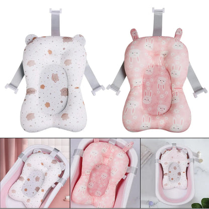 Baby Bath Seat Support Mat Protection Non Slip Adjustable 0-6 Months Baby